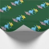 ラッピング紙- Blue(Tweet) RFPMDesigns ©️ 2024 ラッピングペーパー (角)