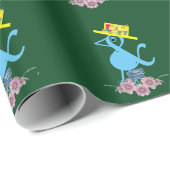 ラッピング紙- Blue(Tweet) RFPMDesigns ©️ 2024 ラッピングペーパー (ロールコーナー)