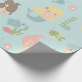ラッピング紙- Let's Be Mermaid 3 ラッピングペーパー (角)