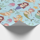 ラッピング紙- Let's Be Mermaids ラッピングペーパー (角)
