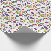 ラッピング紙- Sweet Cupcake ラッピングペーパー (角)