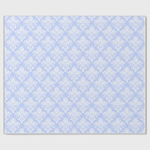 ラッピング紙- Wedgewoodブルーダマスク ラッピングペーパー (フラット)