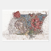 ラッピング紙: WILLIAM MORRIS :ハニーサックル ラッピングペーパーシート (正面2)