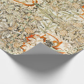 ラッピング紙: WILLIAM MORRIS :ハニーサックル ラッピングペーパー (角)