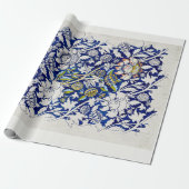 ラッピング紙: WILLIAM MORRIS ：水彩画 ラッピングペーパー (アンロールド)