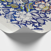 ラッピング紙: WILLIAM MORRIS ：水彩画 ラッピングペーパー (角)