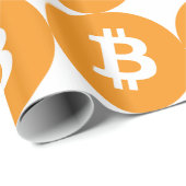 ラッピング紙Bitcoin Crypto Currencyロゴ ラッピングペーパー (ロールコーナー)