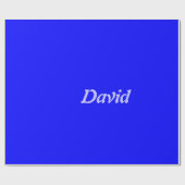ラッピング紙NAME、David、個別文字 ラッピングペーパー (フラット)