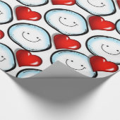 ラッピング紙Snowballハート ラッピングペーパー (角)