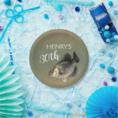 ラッピー・フィッシュ30歳の誕生日 ペーパープレート (パーティー)