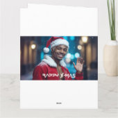 ラッピーX'MAS カード (裏面)