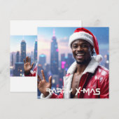 ラッピーX'mas シーズンカード (正面/裏面)