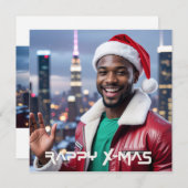 ラッピーX'MAS シーズンカード (正面/裏面)