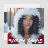 ラッピーX'MAS 招待状 (正面/裏面)