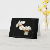 'ラッフルズ'あいさつ空白のきカード カード (黄色い花)