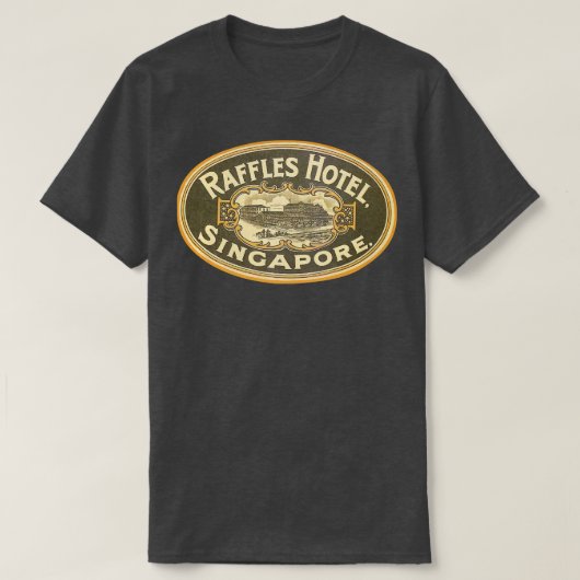 ラッフルズホテルシンガポール Tシャツ (デザイン正面)