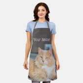 ラッフルズ エプロン (着用した状態)