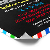 ラッフルファンドレイザーフライヤーテンプレート ポスター (角)