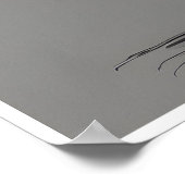 ラッフルフェザー – バードアートプリント ポスター (角)