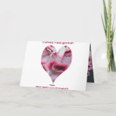 ラッフルペラルゴニウムグリーティングカード カード (裏面)