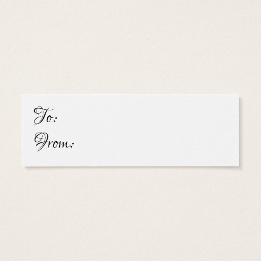 ラップかわいらしブライダルシャワーミニギフトカードなし (裏面)