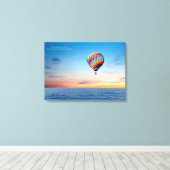 ラップされたキャンバスのホットエアバルーンのイメージ キャンバスプリント (インサイチュ (ウッドフロア))