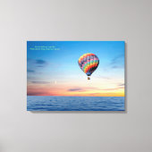 ラップされたキャンバスのホットエアバルーンのイメージ キャンバスプリント (正面)