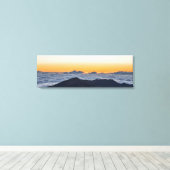 ラップされたキャンバス上のHaleakalaでのパノラマの日の出 キャンバスプリント (インサイチュ (ウッドフロア))