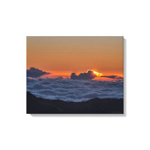 ラップされたキャンバス上のSunrise at Haleakala写真