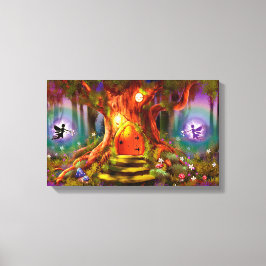 ラップされたキャンバス魔法ツリー キャンバスプリント