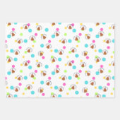 ラップする誕生日の紙を設定しない ラッピングペーパーシート (正面)