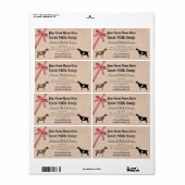 ラップとプレイドヤギのミルク石鹸ラベル – Nubian ラベル (フルシート)