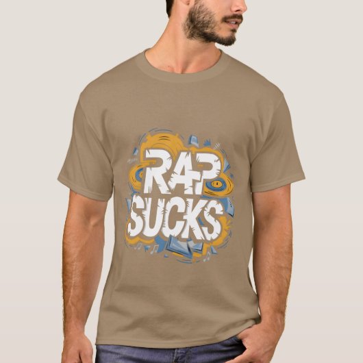ラップなんて最低だ友達 Tシャツ (正面)
