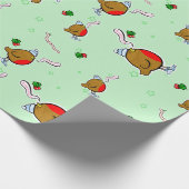 ラップのでラップのなロビンは包む覆いの覆いを…来ます ラッピングペーパー (角)