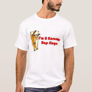 ラップのな歌手 Tシャツ