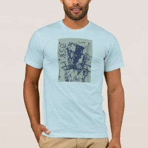 ラップのな無線の人のワイシャツ Tシャツ