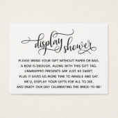 ラップエレガント表示なしブライダルシャワーギフトラベル (正面)