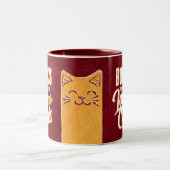 ラップキャッツマグカップのために作られた本 ツートーンマグカップ (中央)