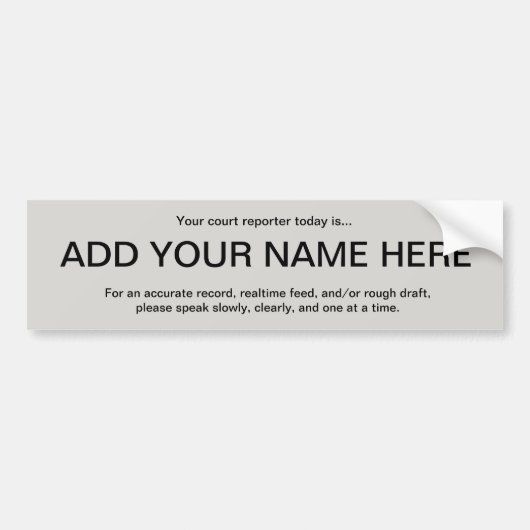 ラップトップのステッカー バンパーステッカー (正面)