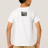 ラップトップのトカゲのTシャツ Tシャツ (裏面)