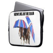 ラップトップスリーブが雨の中で泣く ラップトップスリーブ (正面左)