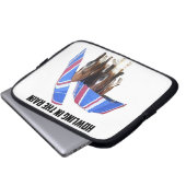 ラップトップスリーブが雨の中で泣く ラップトップスリーブ (正面下部)