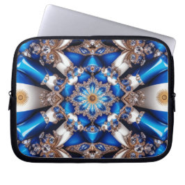 ラップトップスリーブとアルゼンチンカラーズデザイン ラップトップスリーブ