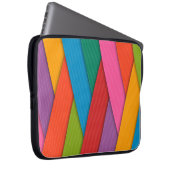 ラップトップスリーブカラフル三角形 ラップトップスリーブ (正面右)