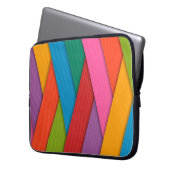 ラップトップスリーブカラフル三角形 ラップトップスリーブ (正面左)