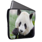 ラップトップスリーブ写真ジャイアントパンダ、動物。 ラップトップスリーブ (正面右)