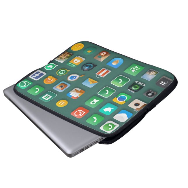 ラップトップスリーブ (正面下部)