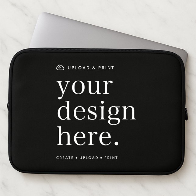 ラップトップスリーブ | デザインアップロード 10" 13" 15" ケース (Create, upload, print - a bespoke laptop sleeve created in your style, for business or personal use.)
