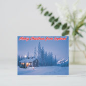ラップランドのはがきでクリスマスのお祝い シーズンポストカード (スタンド正面)
