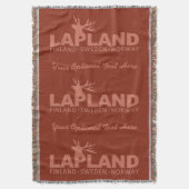 ラップランドカスタム投げ毛布 スローブランケット (正面縦)